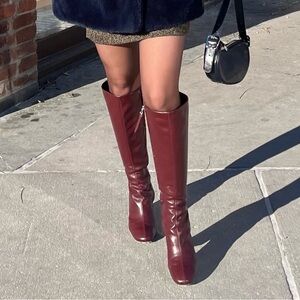 Aeyde knee-high boots size 6.5 (37)